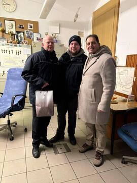 Silvestrski obisk; Vir: Arhiv Občine Sežana